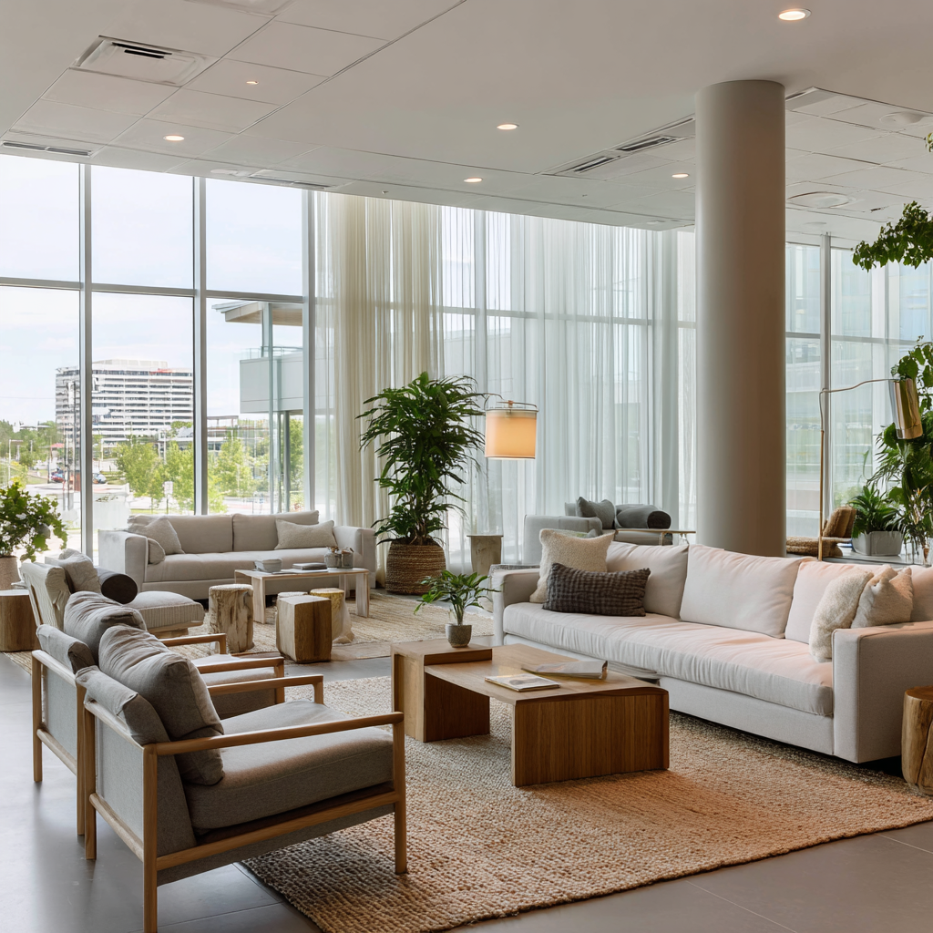 Gourmet dining area at HH Helpline in San Francisco, California